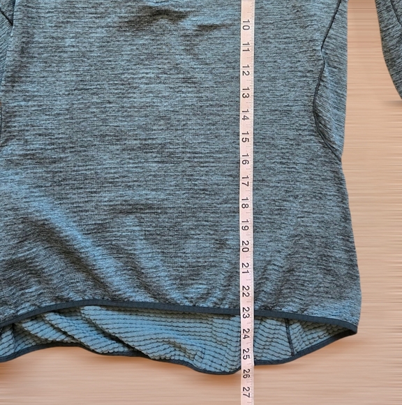 Nike Sweater Womens Therma Teal Dri-fit Run Long Sleeve Pullover Size Large - Picture 3 of 13